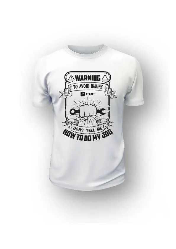 Футболка белая Avoid injury XXL Футболка белая Avoid injury XXL