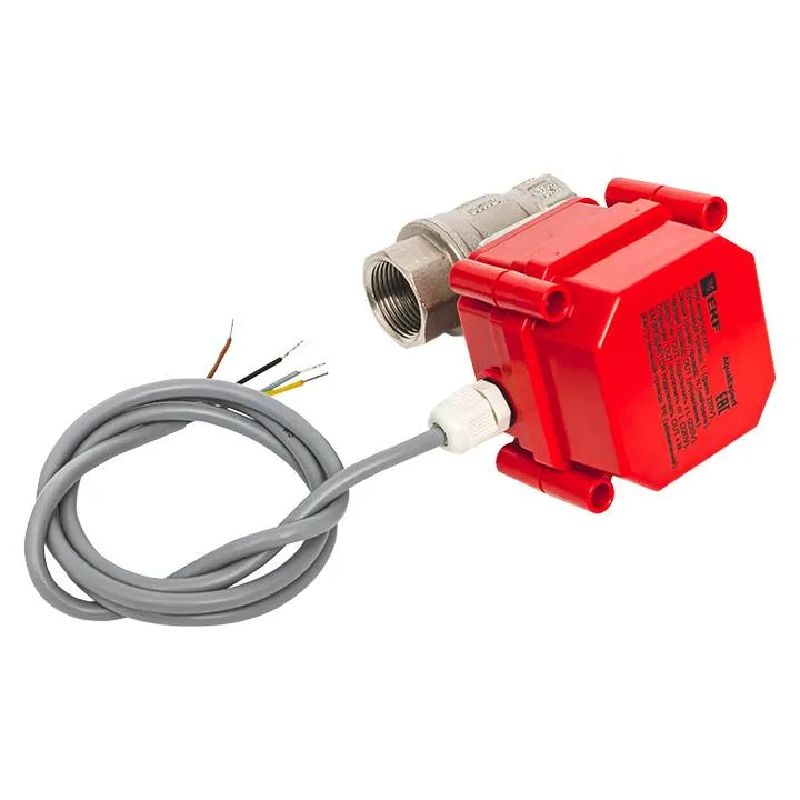 AquaExpert 220V Шаровой кран с электроприводом 3/4 дюйма EKF AquaExpert 220V Шаровой кран с электроприводом 3/4 дюйма EKF