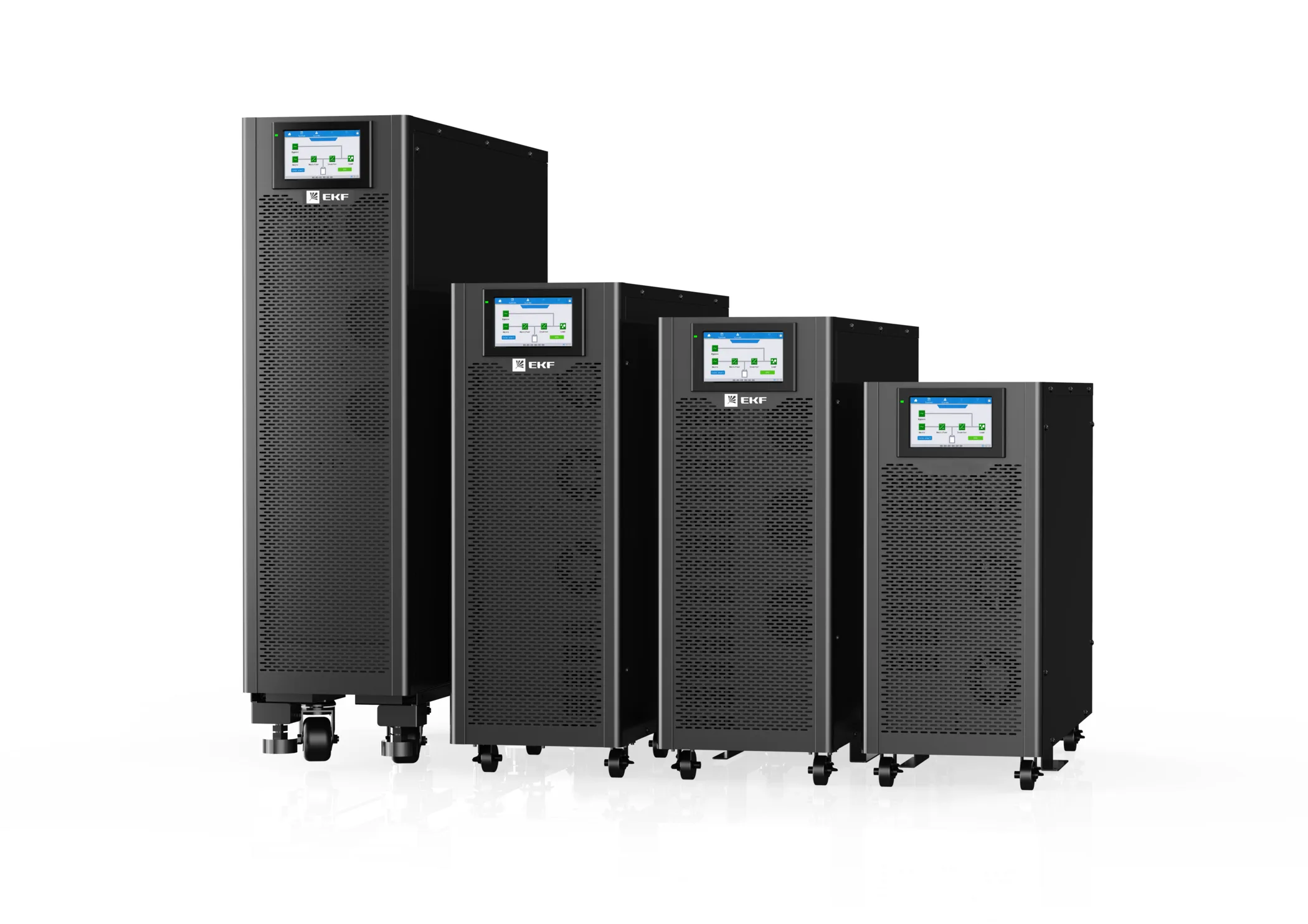Источник Бесперебойного Питания двойного преобразования E-Power SW900Pro - G5 10кВА/10кВт напольный,3х фазный 3/3,400В, c АКБ 20х 12В_9Ач, 5 минут