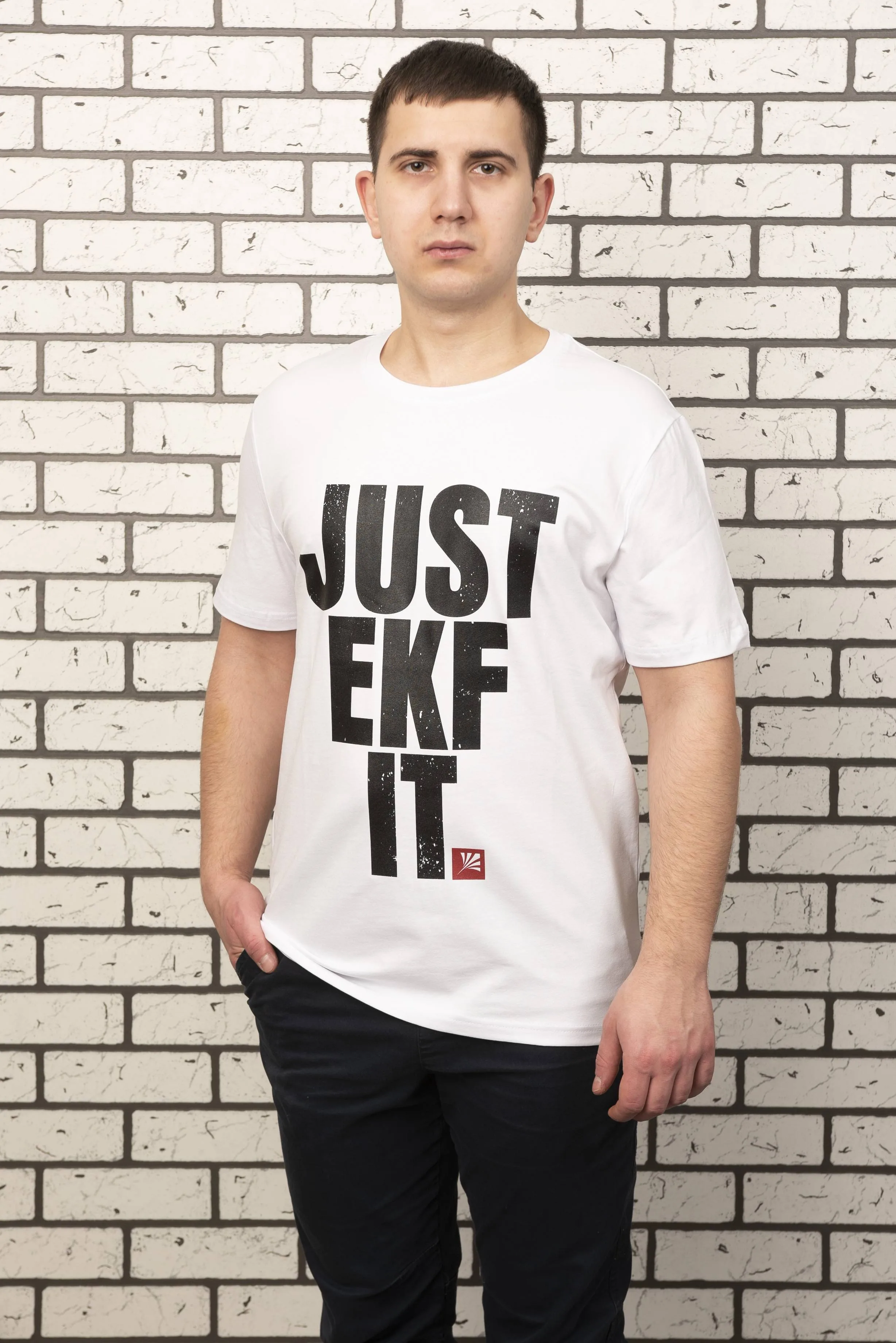 Футболка белая Just EKF it XL Футболка белая Just EKF it XL