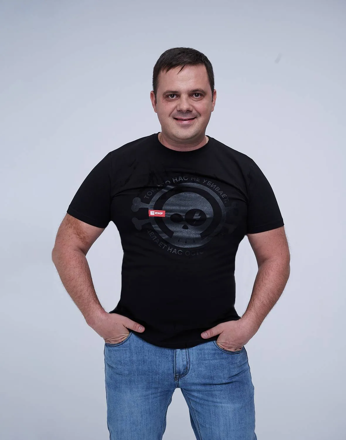 Футболка черная Ток XXL
