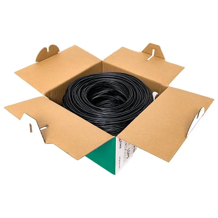 Кабель витая пара TERACOM Cat.5E U/UTP 4 пары solid внешний оболочка LDPE цвет черный (упак. 305м) Кабель витая пара TERACOM Cat.5E U/UTP 4 пары solid внешний оболочка LDPE цвет черный (упак. 305м)