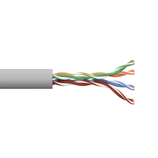 Кабель витая пара TERACOM Cat.5E U/UTP 4 пары solid оболочка PVC цвет серый (упак. 305м) Кабель витая пара TERACOM Cat.5E U/UTP 4 пары solid оболочка PVC цвет серый (упак. 305м)