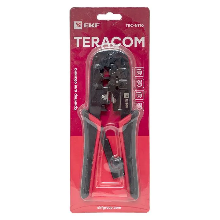 Кримпер для обжима TERACOM TRC-NT10 EKF Кримпер для обжима TERACOM TRC-NT10 EKF