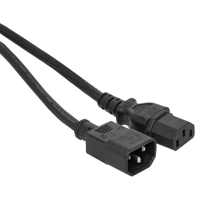 Кабель питания TERACOM для ИБП, ПК и мониторов разъемы C13 - C14 сечение 3x0.75мм2 250В длина 2,0 метра Кабель питания TERACOM для ИБП, ПК и мониторов разъемы C13 - C14 сечение 3x0.75мм2 250В длина 2,0 метра