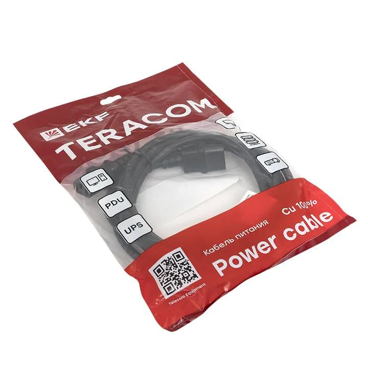 Кабель питания TERACOM для PDU IEC 60320 C13 - IEC 60320 C14 сечение 3x1,5мм2 250В 10A длина 5,0 метров Кабель питания TERACOM для PDU IEC 60320 C13 - IEC 60320 C14 сечение 3x1,5мм2 250В 10A длина 5,0 метров