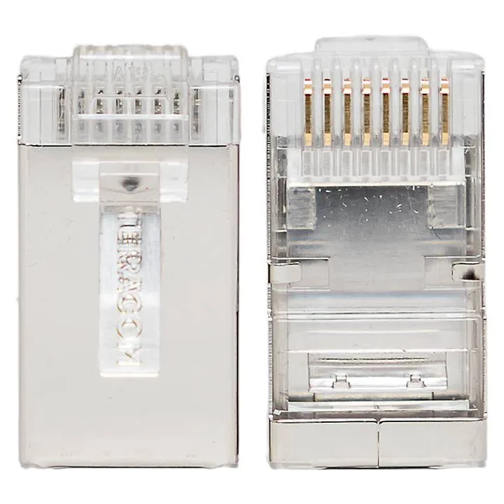 Коннектор RJ-45 TERACOM экранированный 8P8C Cat.5E универсальный (упак.20шт) Коннектор RJ-45 TERACOM экранированный 8P8C Cat.5E универсальный (упак.20шт)
