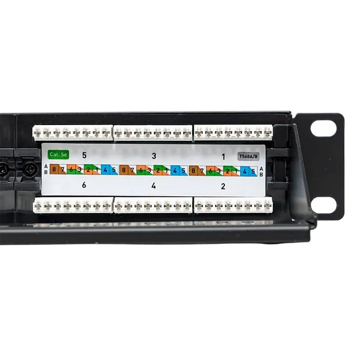 Патч-панель TERACOM 19'' Cat.5E 1U неэкранированная UTP 24 порта RJ-45 110 IDC с органайзером Патч-панель TERACOM 19'' Cat.5E 1U неэкранированная UTP 24 порта RJ-45 110 IDC с органайзером