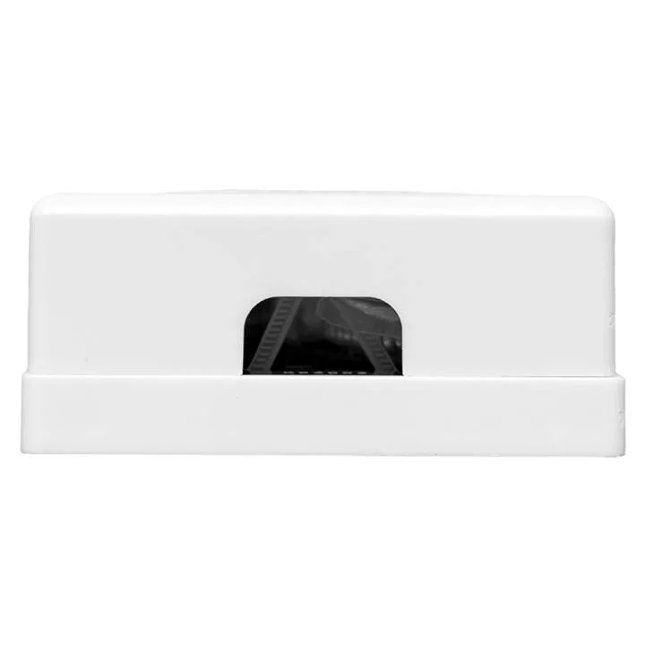 Розетка настенная TERACOM Cat.5E неэкранированная 2 порта RJ-45 Dual IDC белая Розетка настенная TERACOM Cat.5E неэкранированная 2 порта RJ-45 Dual IDC белая