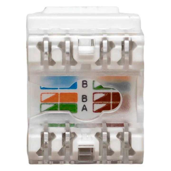 Модуль Keystone TERACOM PRO Cat.6 RJ-45 неэкранированный 110 IDC 180 градусов белый Модуль Keystone TERACOM PRO Cat.6 RJ-45 неэкранированный 110 IDC 180 градусов белый