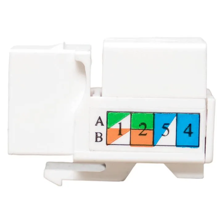 Модуль Keystone TERACOM PRO Cat.6 RJ-45 неэкранированный 110 IDC 90 градусов белый Модуль Keystone TERACOM PRO Cat.6 RJ-45 неэкранированный 110 IDC 90 градусов белый
