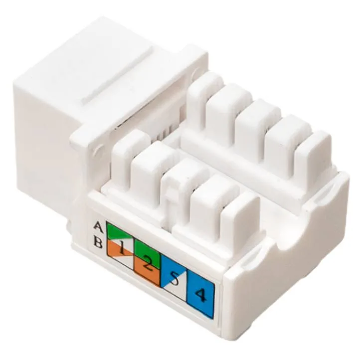 Модуль Keystone TERACOM PRO Cat.6 RJ-45 неэкранированный 110 IDC 90 градусов белый Модуль Keystone TERACOM PRO Cat.6 RJ-45 неэкранированный 110 IDC 90 градусов белый