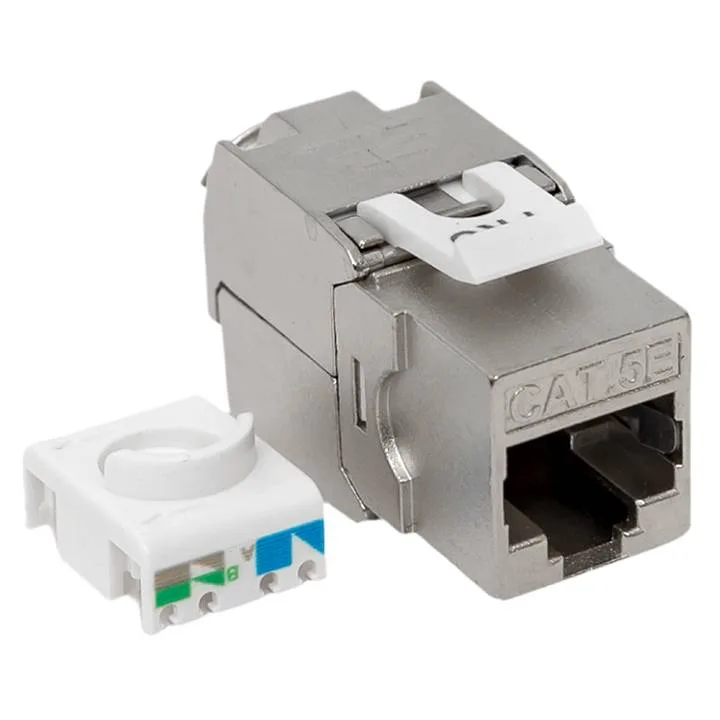 Модуль Keystone TERACOM PRO Cat.5E экранированный STP 110 IDC 180 градусов самозажимной (Toolless) Модуль Keystone TERACOM PRO Cat.5E экранированный STP 110 IDC 180 градусов самозажимной (Toolless)