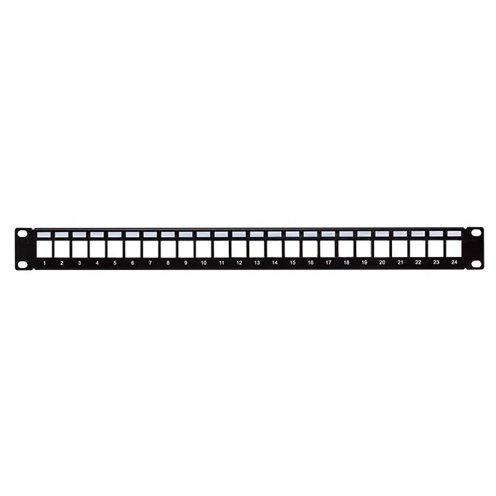 Патч-панель модульная TERACOM PRO 19'' 1U экранированная 24 порта с органайзером (пустая) Патч-панель модульная TERACOM PRO 19'' 1U экранированная 24 порта с органайзером (пустая)