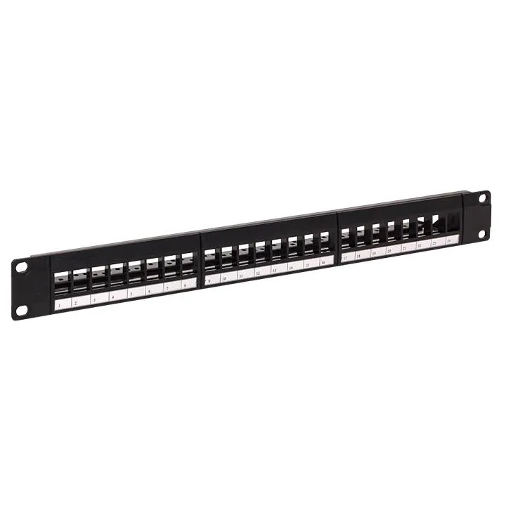 Патч-панель модульная TERACOM PRO 19'' 1U неэкранированная 24 порта с органайзером (пустая) Патч-панель модульная TERACOM PRO 19'' 1U неэкранированная 24 порта с органайзером (пустая)