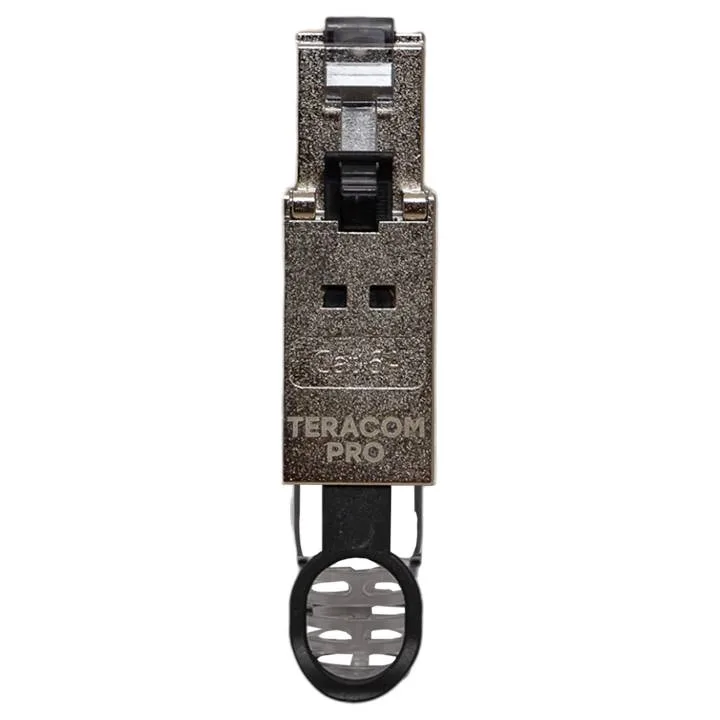 Коннектор TERACOM PRO полевой заделки RJ-45 (8P8C) экранированный STP для кабеля Cat.6A Коннектор TERACOM PRO полевой заделки RJ-45 (8P8C) экранированный STP для кабеля Cat.6A