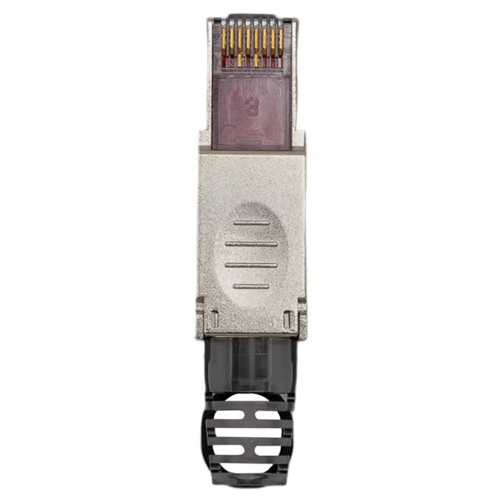 Коннектор TERACOM PRO полевой заделки RJ-45 (8P8C) экранированный STP для кабеля Cat.6 Коннектор TERACOM PRO полевой заделки RJ-45 (8P8C) экранированный STP для кабеля Cat.6