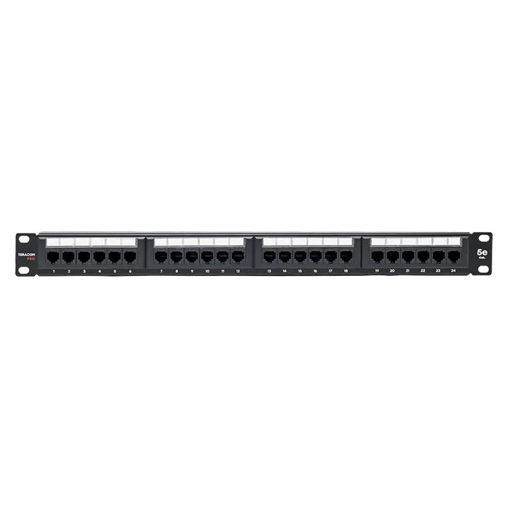 Патч-панель TERACOM PRO 19'' Cat.5E 1U неэкранированная UTP 24 порта RJ-45 Dual IDC Патч-панель TERACOM PRO 19'' Cat.5E 1U неэкранированная UTP 24 порта RJ-45 Dual IDC