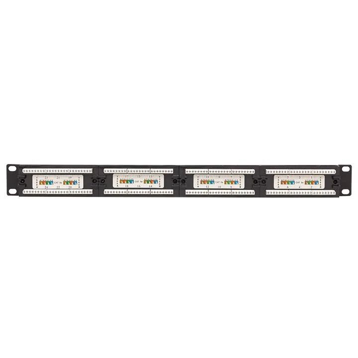 Патч-панель TERACOM PRO 19'' Cat.5E 1U неэкранированная UTP 24 порта RJ-45 Dual IDC Патч-панель TERACOM PRO 19'' Cat.5E 1U неэкранированная UTP 24 порта RJ-45 Dual IDC