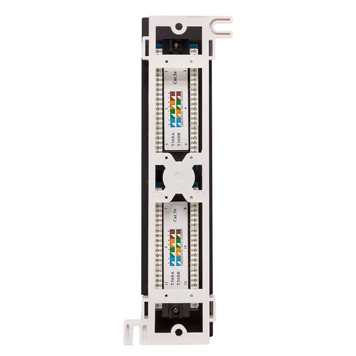 Патч-панель настенная TERACOM PRO Cat.5E неэкранированная UTP 12 портов RJ-45 Dual IDC Патч-панель настенная TERACOM PRO Cat.5E неэкранированная UTP 12 портов RJ-45 Dual IDC