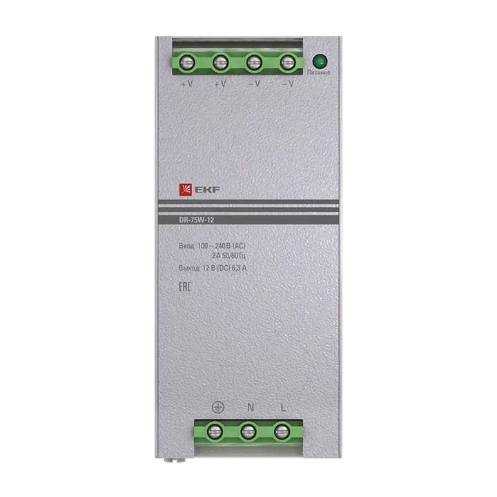 Блок питания 12В DR-75W-12 EKF PROxima Блок питания 12В DR-75W-12 EKF PROxima
