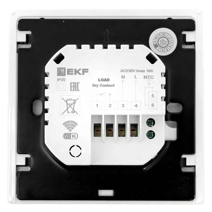 Умный терморегулятор для водяного/газового бойлера EKF Connect Умный терморегулятор для водяного/газового бойлера EKF Connect