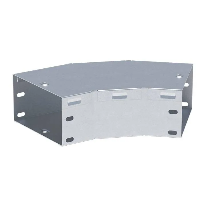 Угол 45 град. горизонтальный 100x200 мм INOX EKF Угол 45 град. горизонтальный 100x200 мм INOX EKF