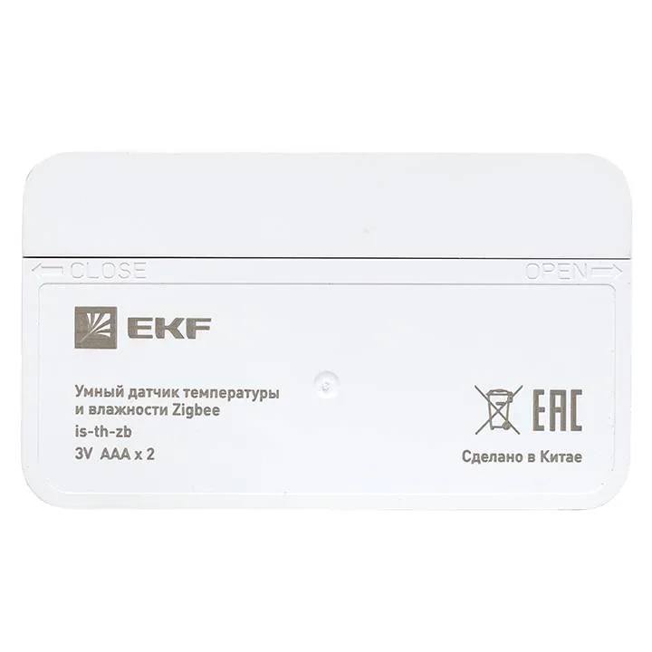 Умный датчик температуры и влажности с экраном Zigbee EKF Connect Умный датчик температуры и влажности с экраном Zigbee EKF Connect