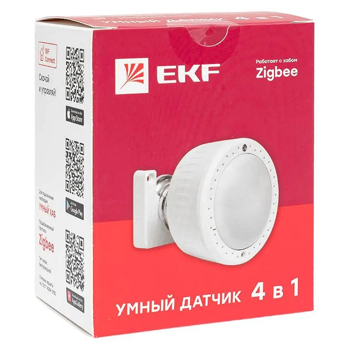 Умный датчик 4в1 Zigbee EKF Connect Умный датчик 4в1 Zigbee EKF Connect
