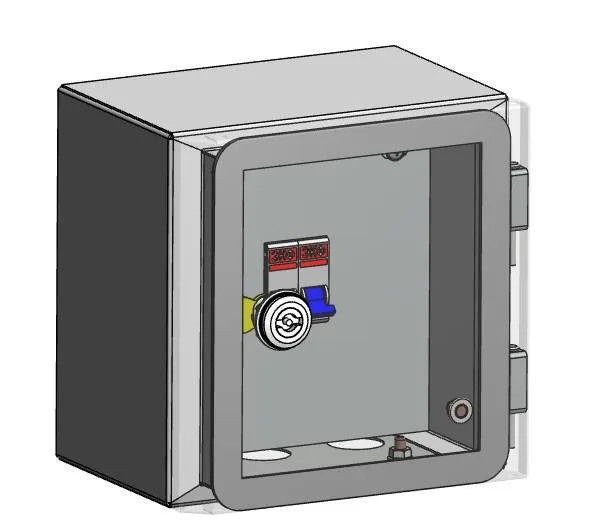 ЩМПг- 20.20.15 (ЩРНМ-0) RAL 3001 IP54 EKF PROxima с фальш-панелью ЩМПг- 20.20.15 (ЩРНМ-0) RAL 3001 IP54 EKF PROxima с фальш-панелью