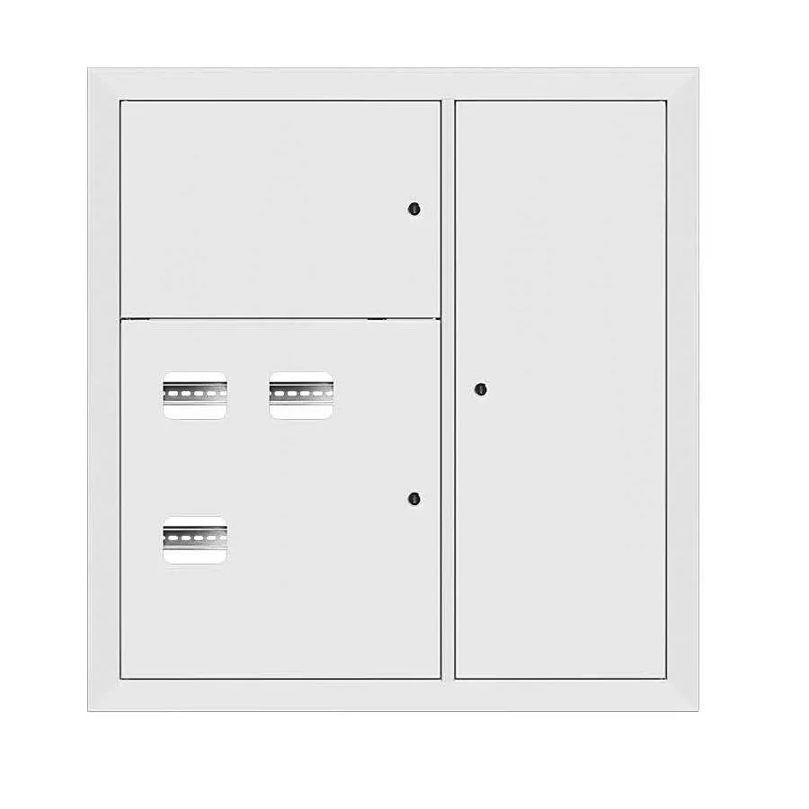 Щит этажный 3 кв. RAL9003 (1000х950х150) EKF Basic Щит этажный 3 кв. RAL9003 (1000х950х150) EKF Basic