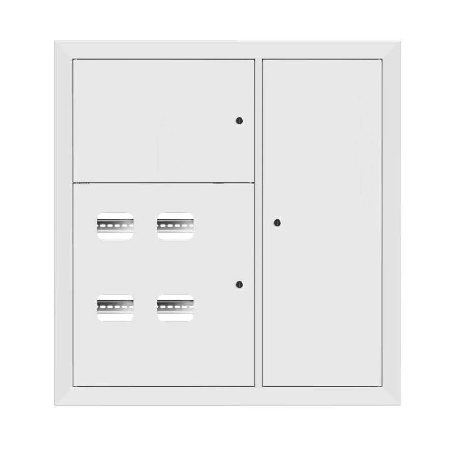 Щит этажный 4 кв. RAL9003 (1000х950х150) EKF Basic