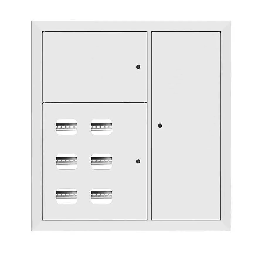 Щит этажный 6 кв. RAL9003 (1000х950х150) EKF Basic Щит этажный 6 кв. RAL9003 (1000х950х150) EKF Basic