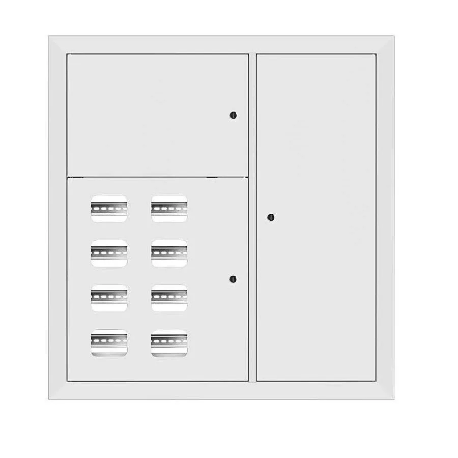 Щит этажный 8 кв. RAL9003 (1000х950х150) EKF Basic Щит этажный 8 кв. RAL9003 (1000х950х150) EKF Basic