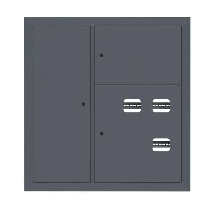 Щит этажный 3 кв. слаботочка слева RAL7016 (1000х950х150) EKF PROxima Щит этажный 3 кв. слаботочка слева RAL7016 (1000х950х150) EKF PROxima