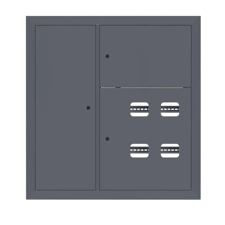 Щит этажный 4 кв. слаботочка слева RAL7024 (1000х950х150) EKF PROxima Щит этажный 4 кв. слаботочка слева RAL7024 (1000х950х150) EKF PROxima