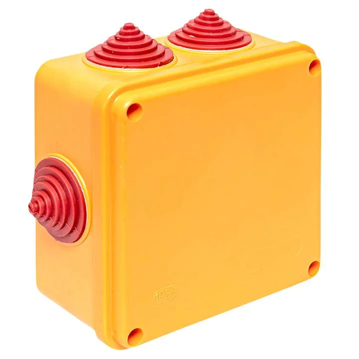 Коробка огнестойкая 100х100х50мм IP55, 2 двойных клеммника 1,5-6 мм2 EKF Коробка огнестойкая 100х100х50мм IP55, 2 двойных клеммника 1,5-6 мм2 EKF