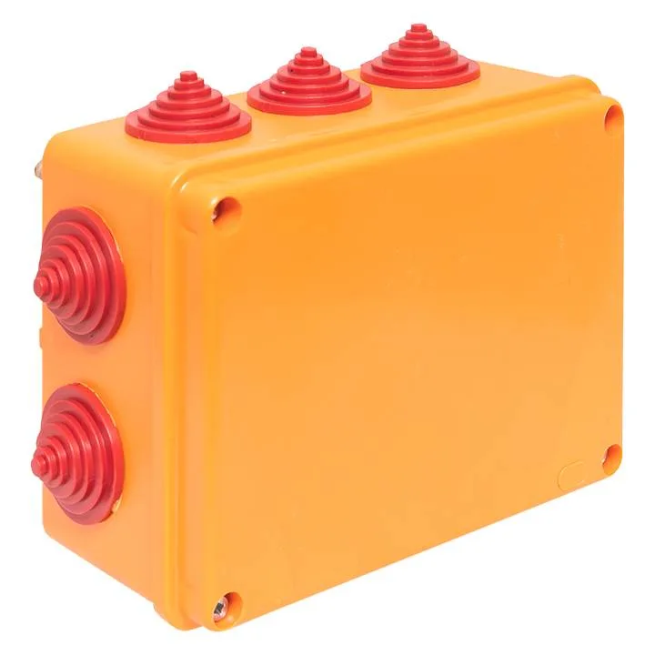 Коробка огнестойкая 190х140х70мм IP55, 7 двойных клеммников 0,5-4 мм2 EKF Коробка огнестойкая 190х140х70мм IP55, 7 двойных клеммников 0,5-4 мм2 EKF