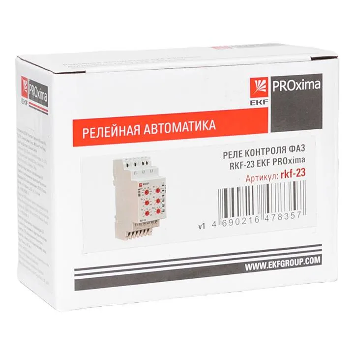Реле контроля фаз RKF-23 EKF Реле контроля фаз RKF-23 EKF