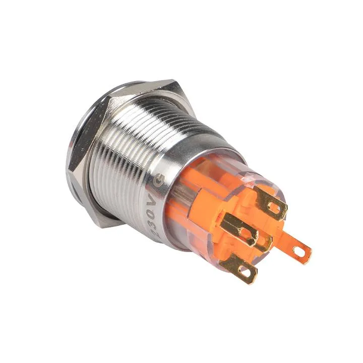 Кнопка S-Pro67 19 мм с фикс. с оранжевой подсв. 230В EKF PROxima Кнопка S-Pro67 19 мм с фикс. с оранжевой подсв. 230В EKF PROxima
