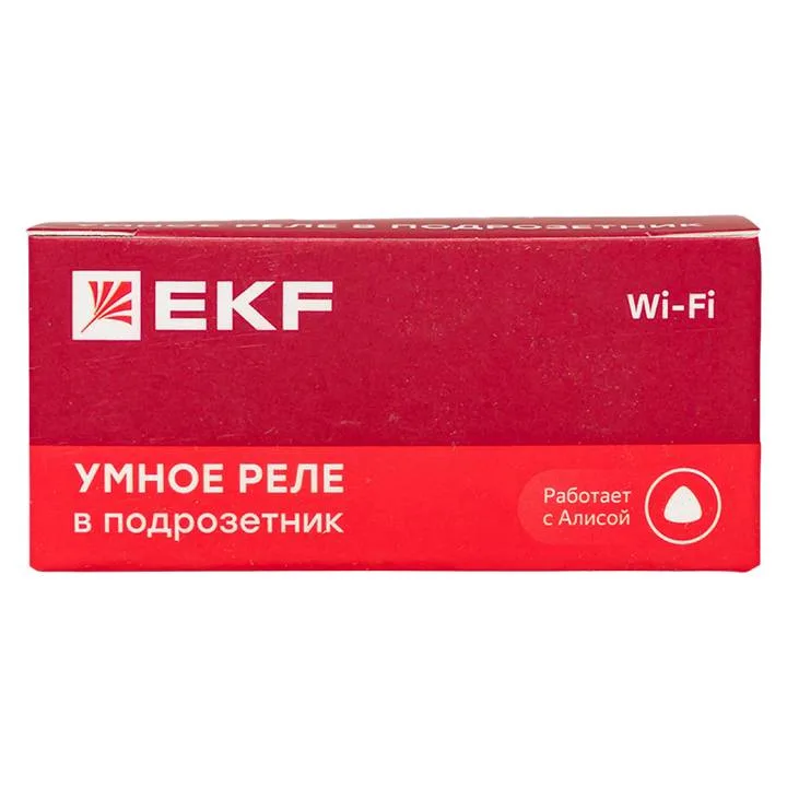 Умное реле в подрозетник 1-канальное Wi-Fi EKF Connect Умное реле в подрозетник 1-канальное Wi-Fi EKF Connect
