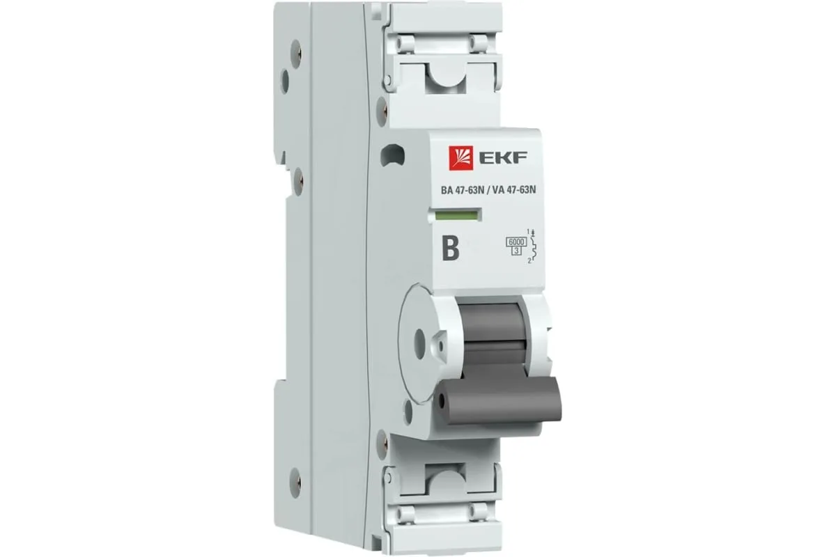 Автоматический выключатель 1P 16А (B) 6кА ВА 47-63N EKF PROxima