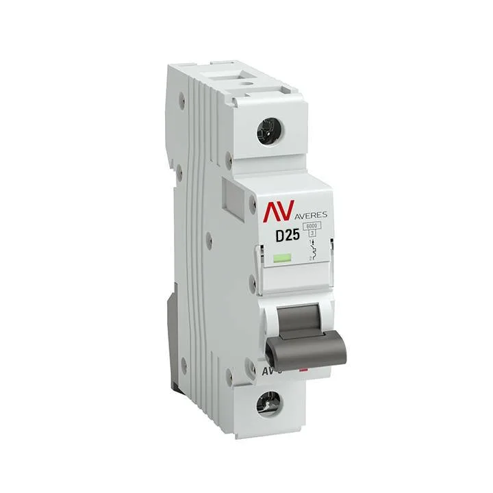 Выключатель автоматический AV-10 1P 25A (D) 10kA EKF AVERES mcb10-1-25D-av Выключатель автоматический AV-10 1P 25A (D) 10kA EKF AVERES mcb10-1-25D-av