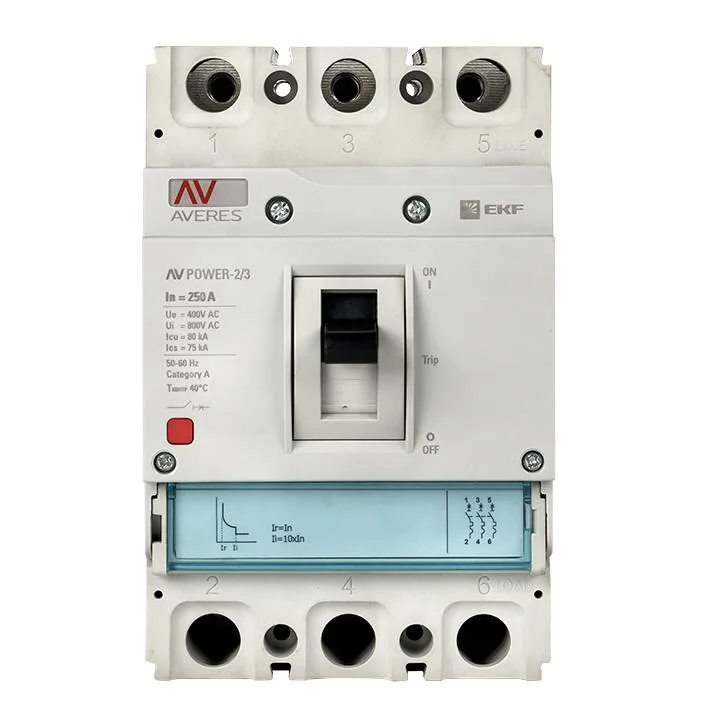 Автоматический выключатель AV POWER-2/3 250А 80kA TR EKF AVERES Автоматический выключатель AV POWER-2/3 250А 80kA TR EKF AVERES