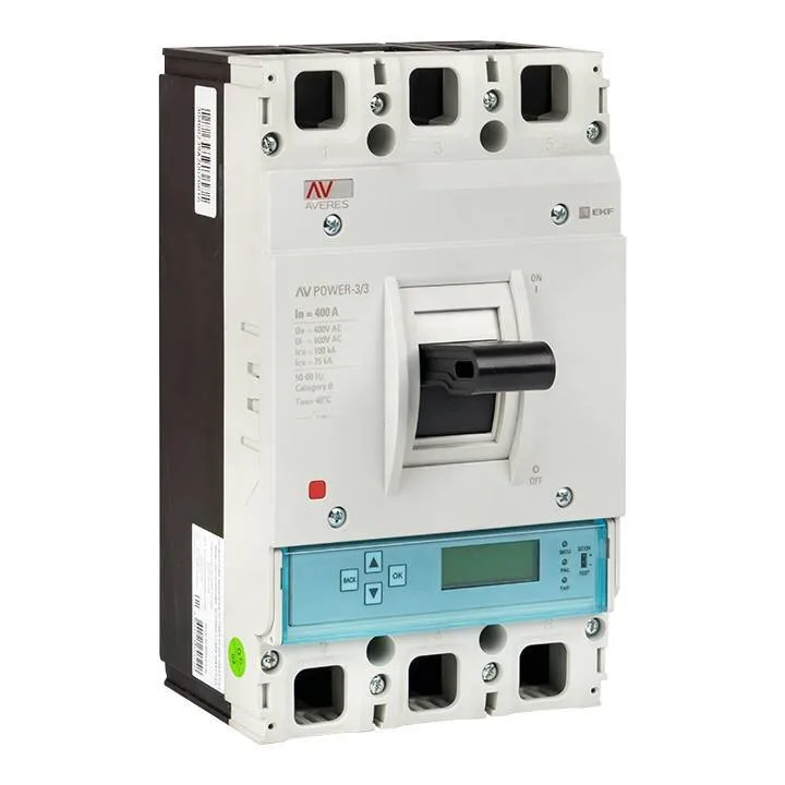 Автоматический выключатель AV POWER-3/3 400А 50kA ETU6.0 Автоматический выключатель AV POWER-3/3 400А 50kA ETU6.0