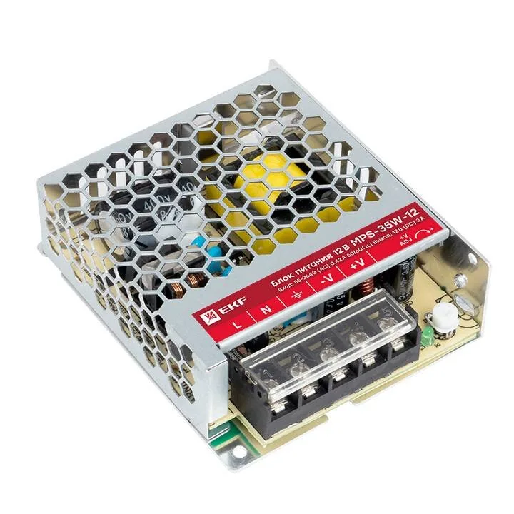 Блок питания 12В MPS-35W-12 EKF Proxima Блок питания 12В MPS-35W-12 EKF Proxima