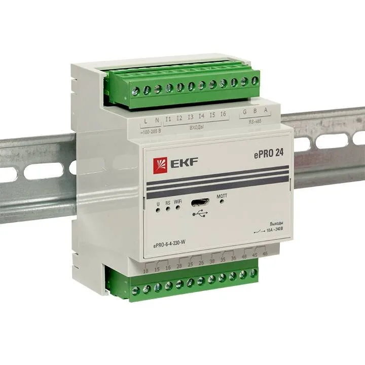 Контроллер базовый ePRO 24 удаленного управления 6вх4вых 230В WiFi EKF PROxima