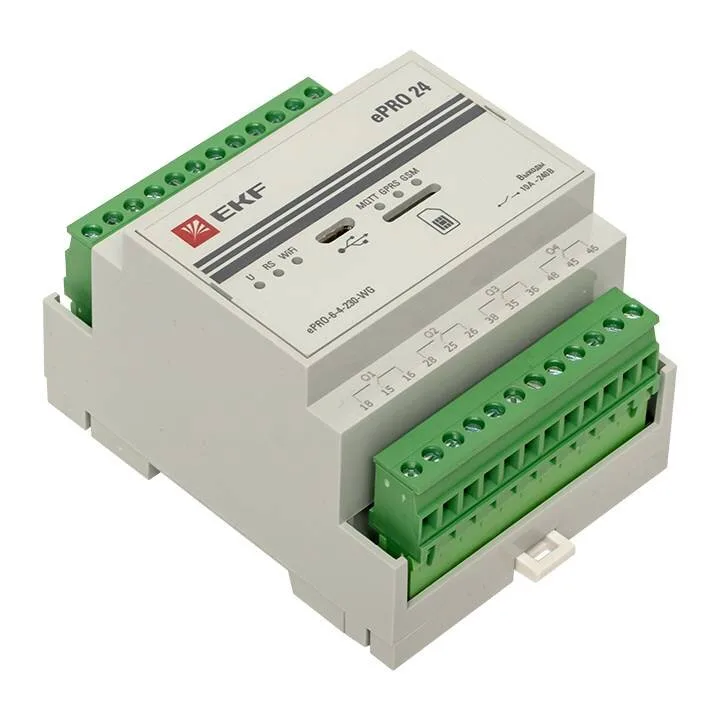 Контроллер базовый ePRO 24 удаленного управления 6вх4вых 230В WiFi GSM EKF PROxima