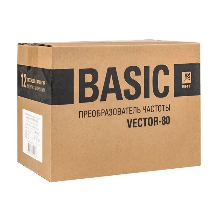 Преобразователь частоты 7,5 кВт 3х400В VECTOR-80 EKF Basic Преобразователь частоты 7,5 кВт 3х400В VECTOR-80 EKF Basic