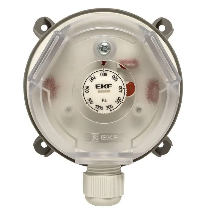 Реле перепада давления EKF RVG-10-1000 (1000 Па) Реле перепада давления EKF RVG-10-1000 (1000 Па)